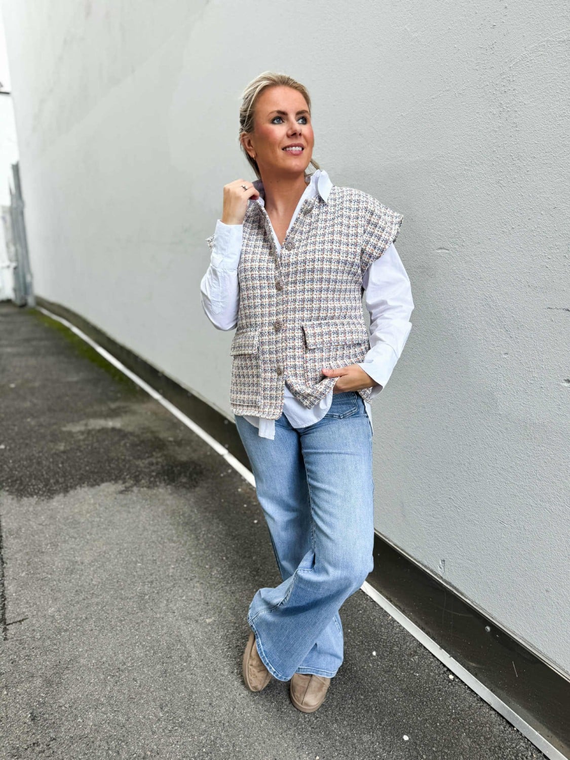 Marta Du Chateau Loretta Vest Blue