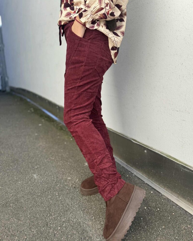 Marta Du Chateau Pecan Pants Bordeaux