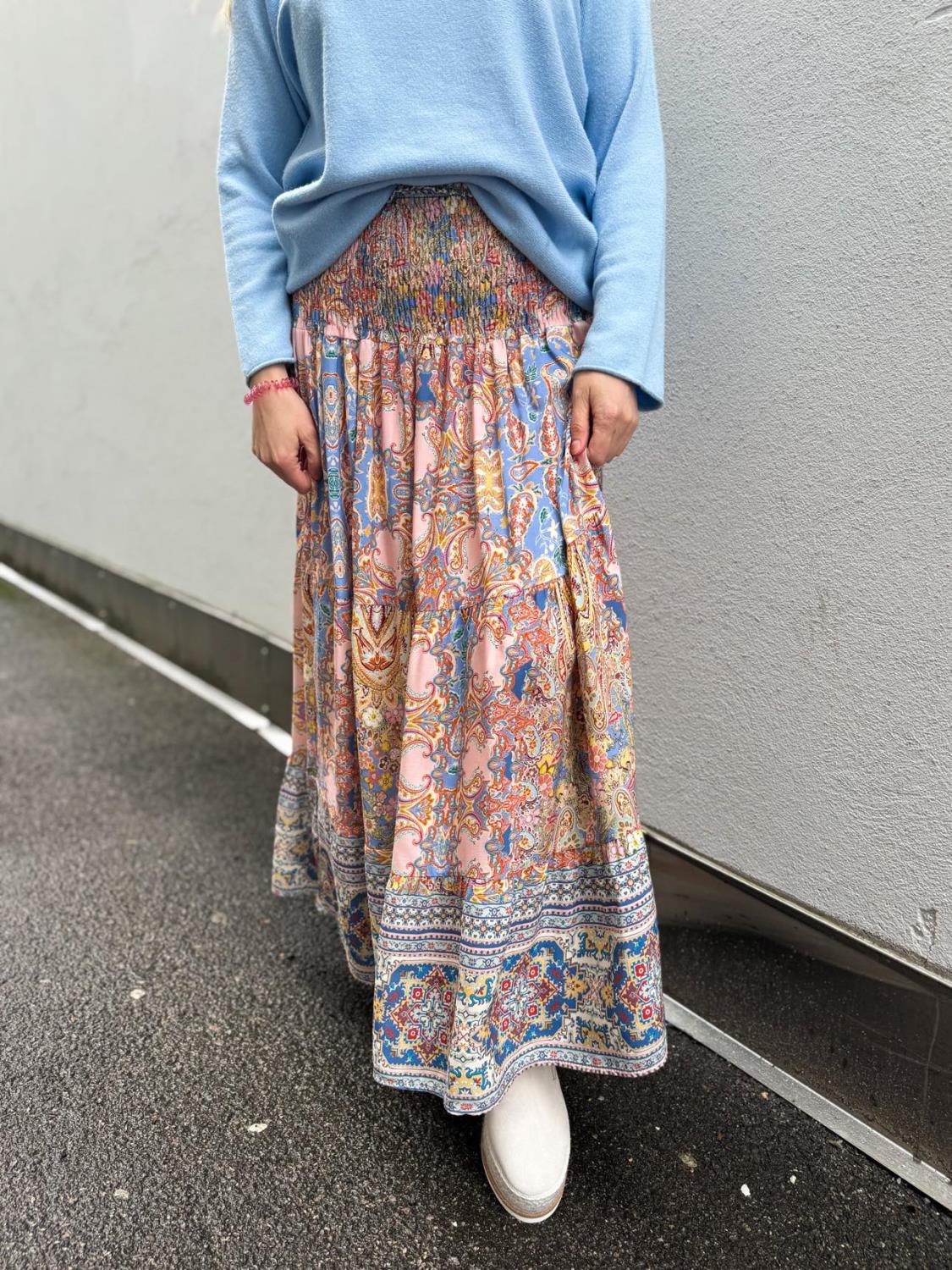 Marta Du Chateau Princess Skirt Print Jeans