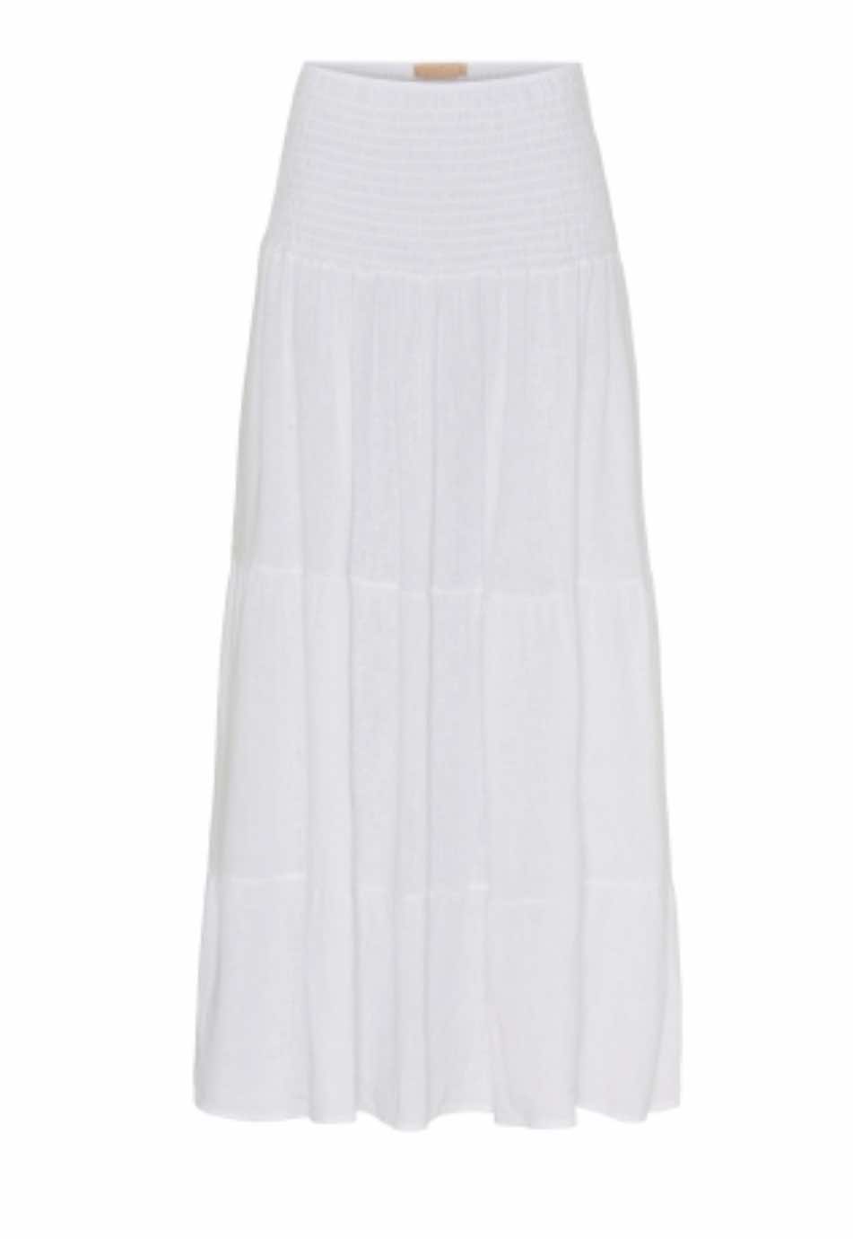 Marta Du Chateau Princess Skirt Solid White