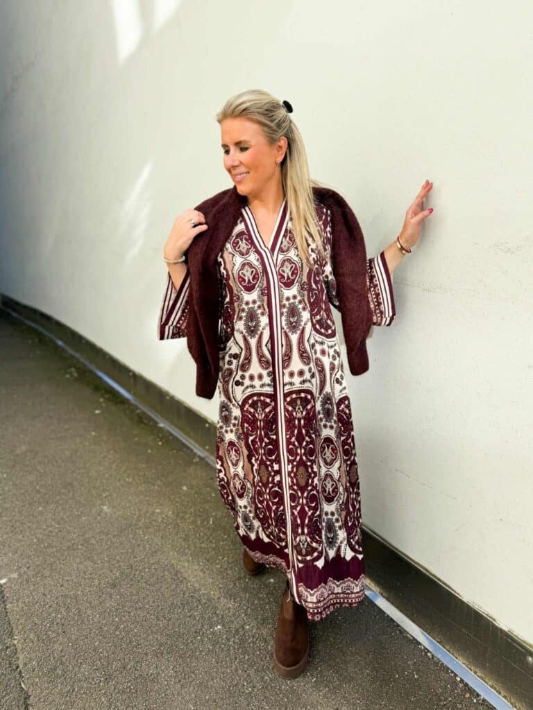 Matra Du Chateau Stefania Dress Vino