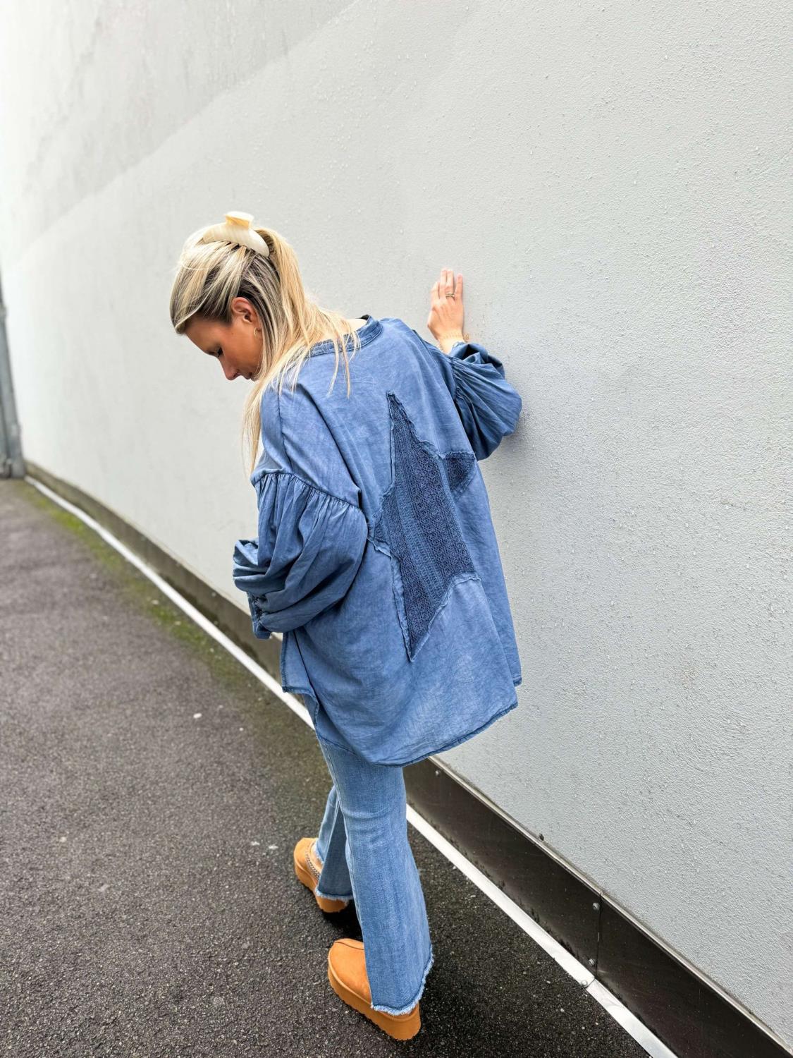 Molly Fashion We Love Ashley Bluse Blå