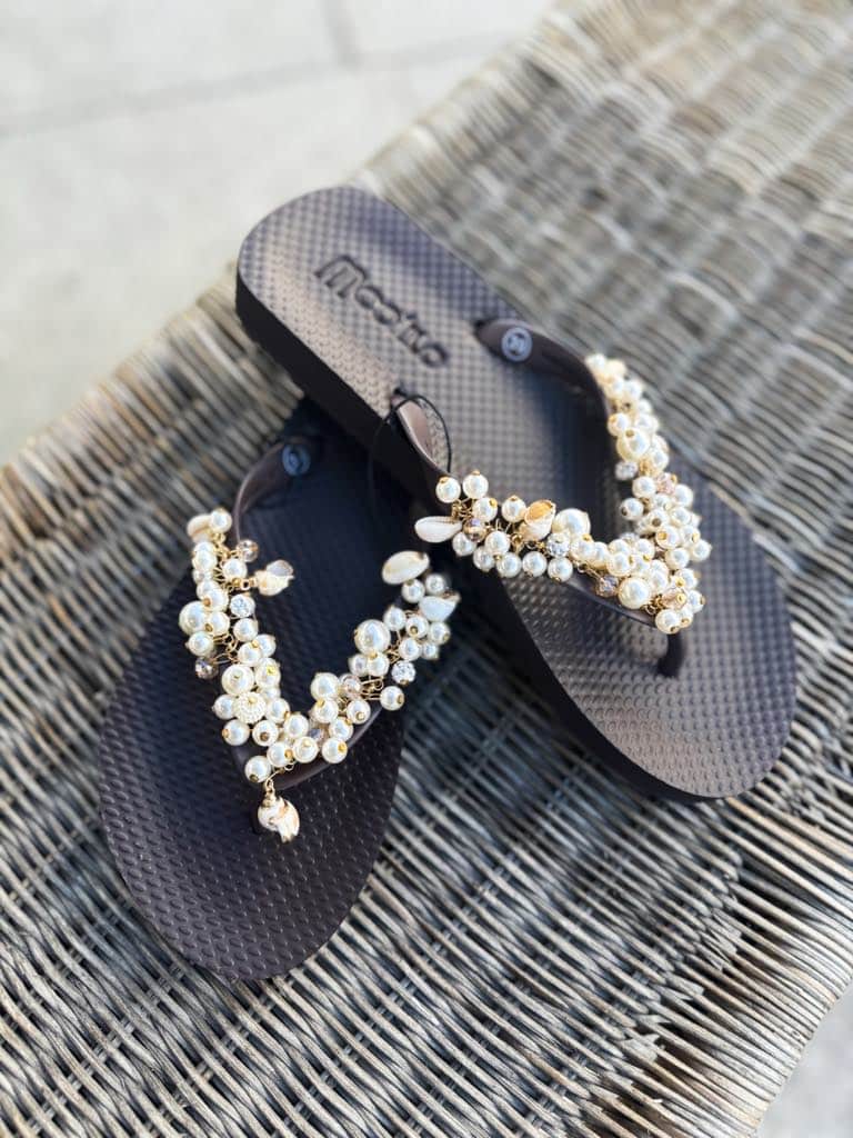 Mooilo Flip Flops Brown