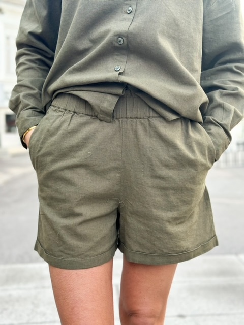 Noisy May Moya Casual Shorts Oliven