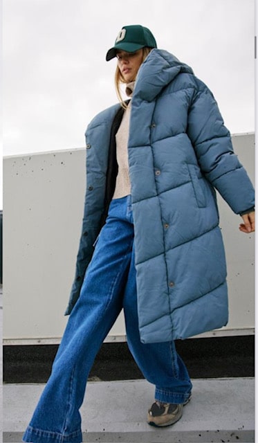 Noisy May New Tally Long Jacket Grey