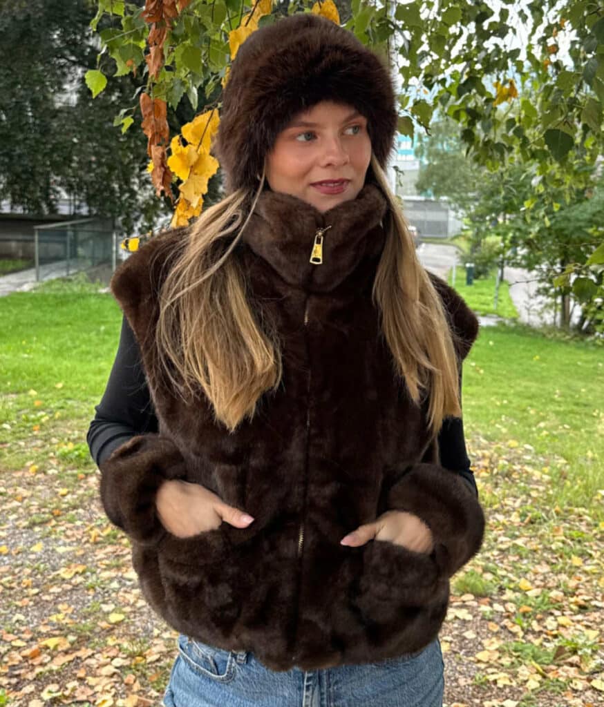 Noma Fuskepels St. Moritz Vest Mink