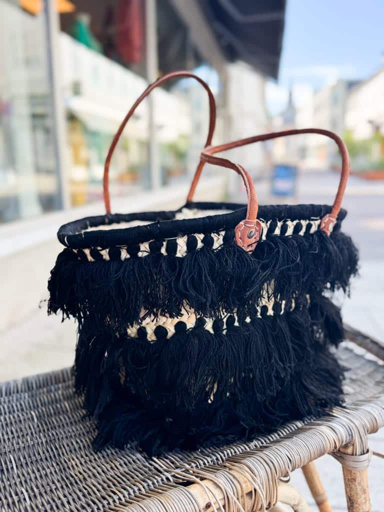 Noma Håndlagd kurv fra Marrakech Black