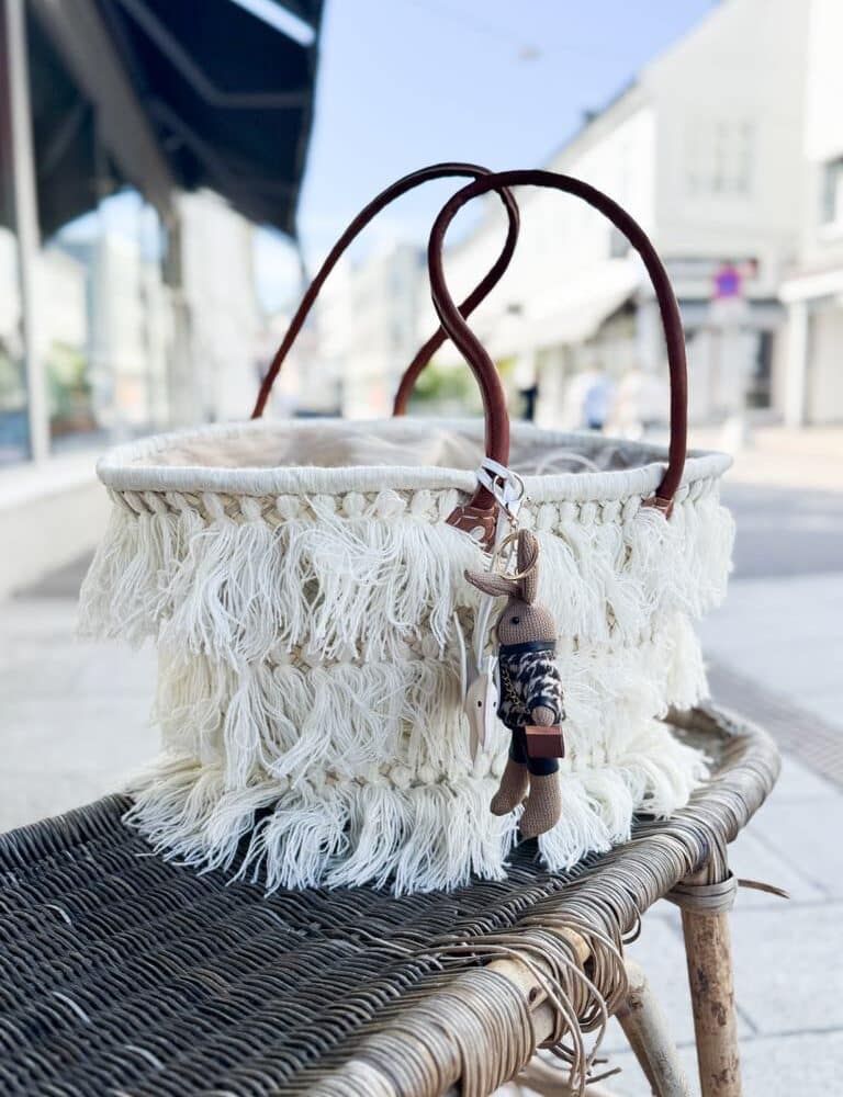 Noma Håndlagd kurv fra Marrakech Creme