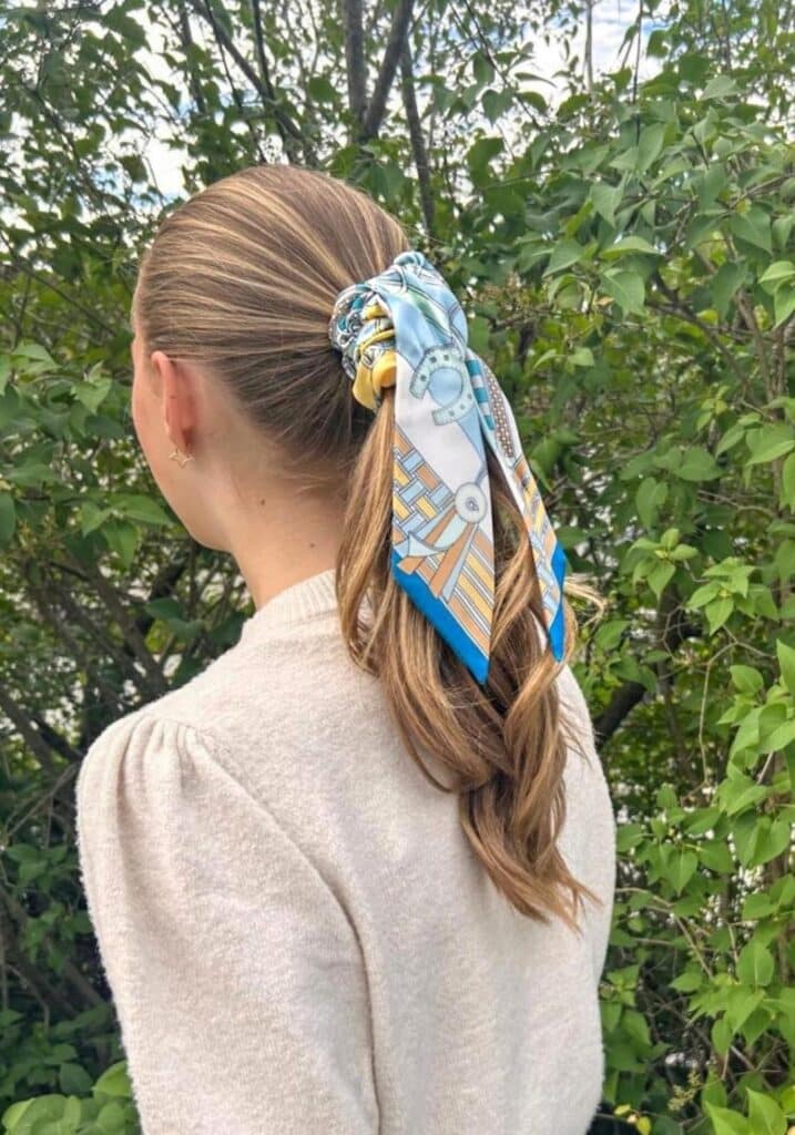 Noma Silke Scrunchie Blå Multi