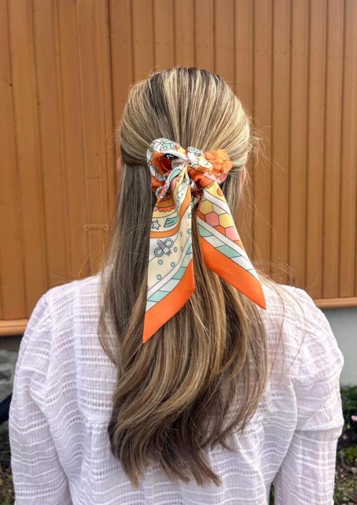 Noma Silke Scrunchie Orange Multi