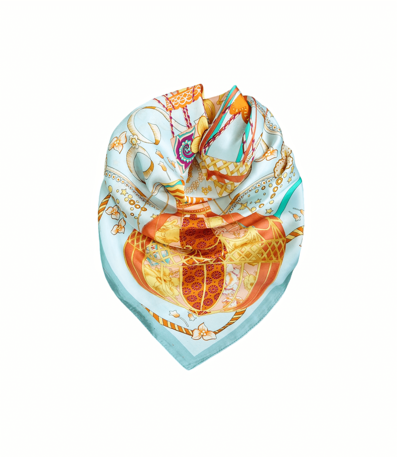 Noma Silke Skjerf Mintgrønn/ Multicolor