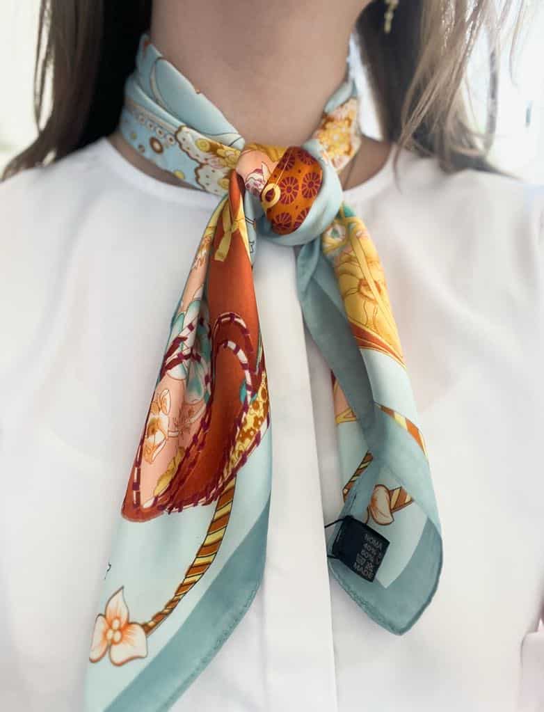 Noma Silkeskjerf Light Blue