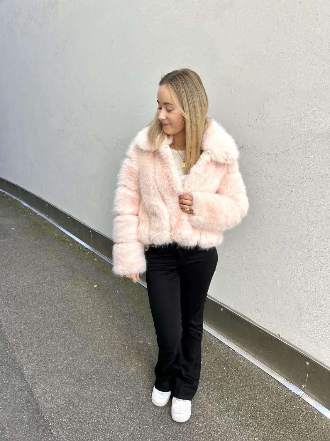 Noma Taylor Fuskepels Jakke Lys Rosa