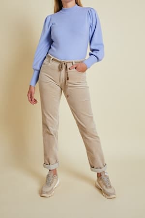 Para mi Bobby Vintage Courduroy Beige Marble