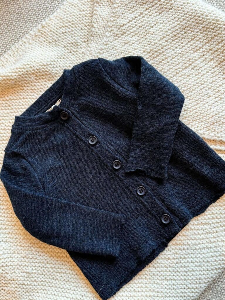 Petit By Basics Cardigan Midnight Blue Melange