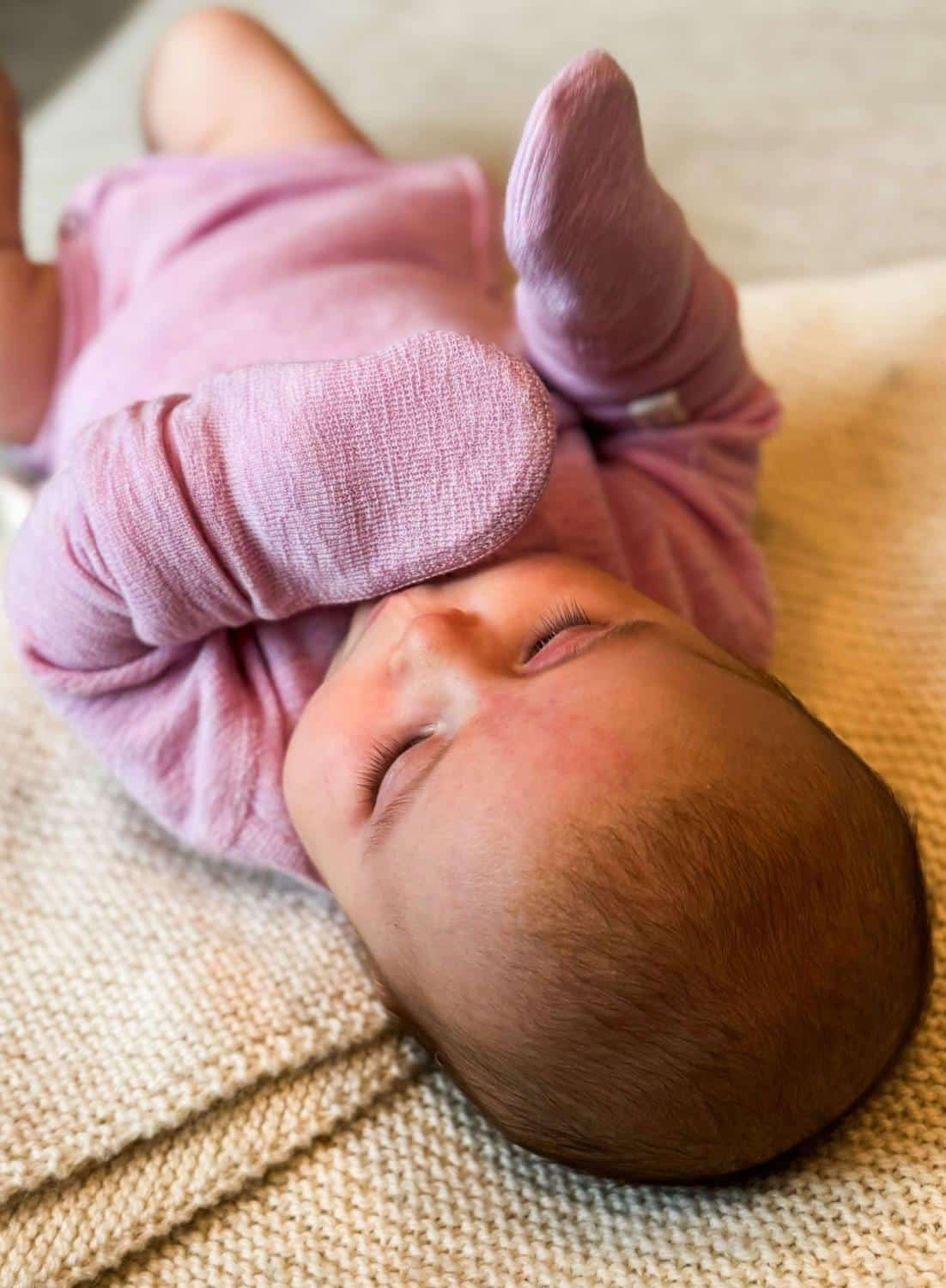 Petit By Basics Mittens Violet Ice Melange