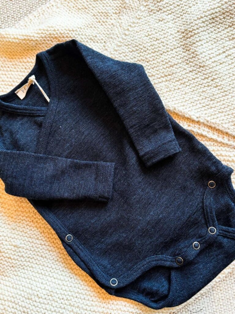 Petit By Basics Wrap Body Midnight Blue Melange