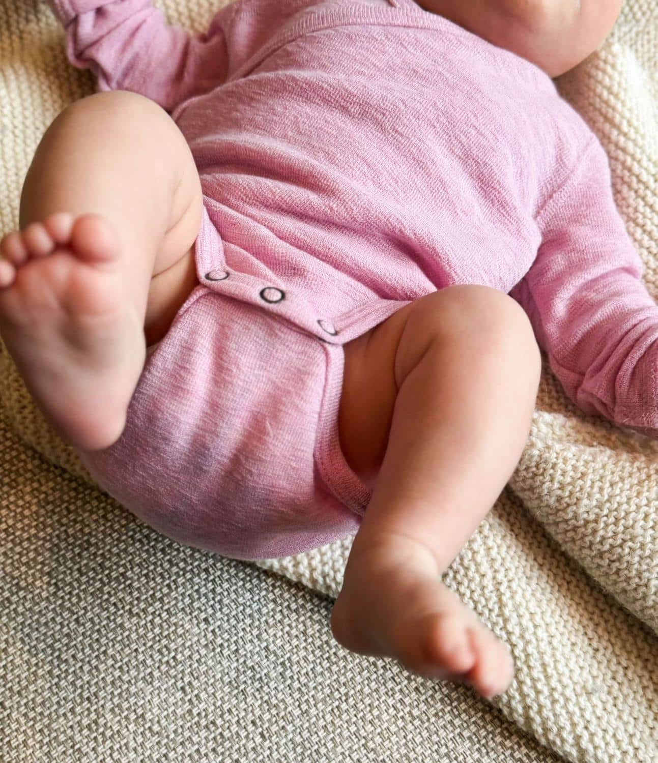 Petit By Basics Wrap Body Violet Ice Melange