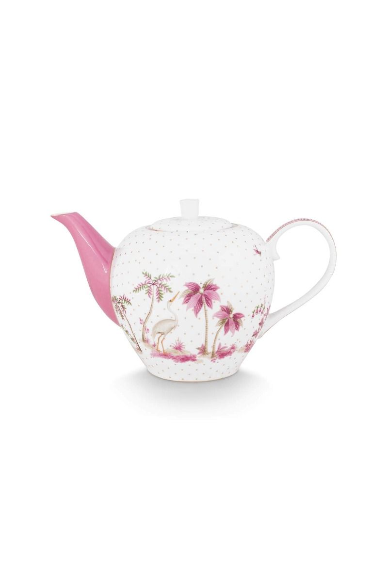 PIP Tea Pot Jolie Dots Gold Pink 1.6 Liter
