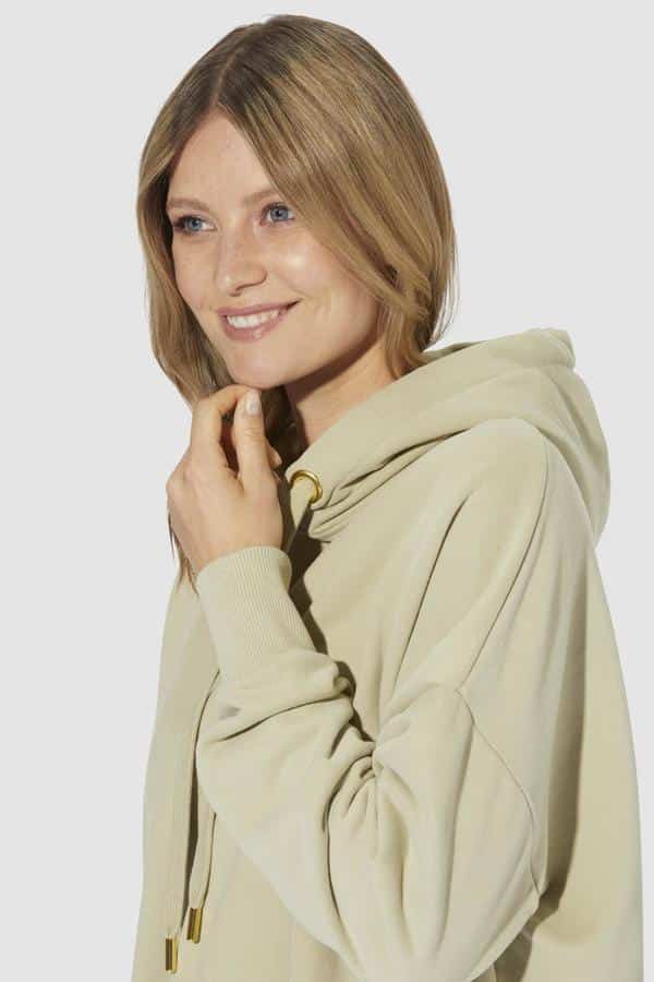 Rich & Royal Felpa Hoodie Olive Tree