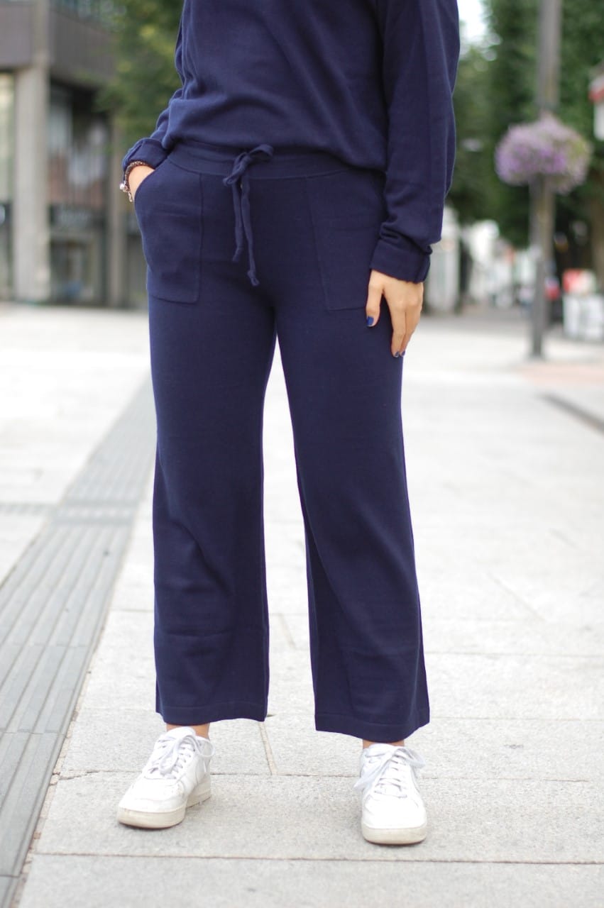 Rich & Royal Pants Knitted Wide Leg