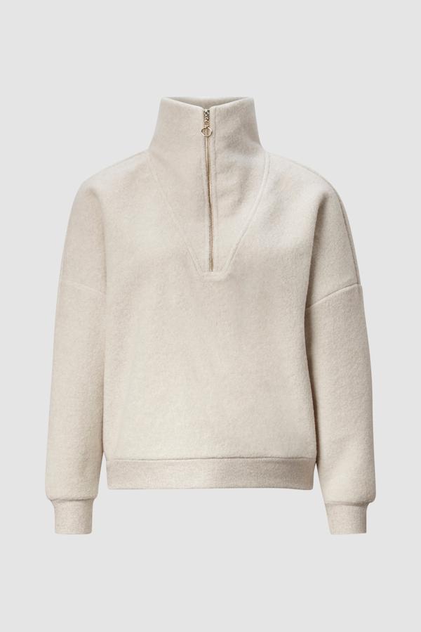 Rich & Royal Sweat Shirt With Zipper