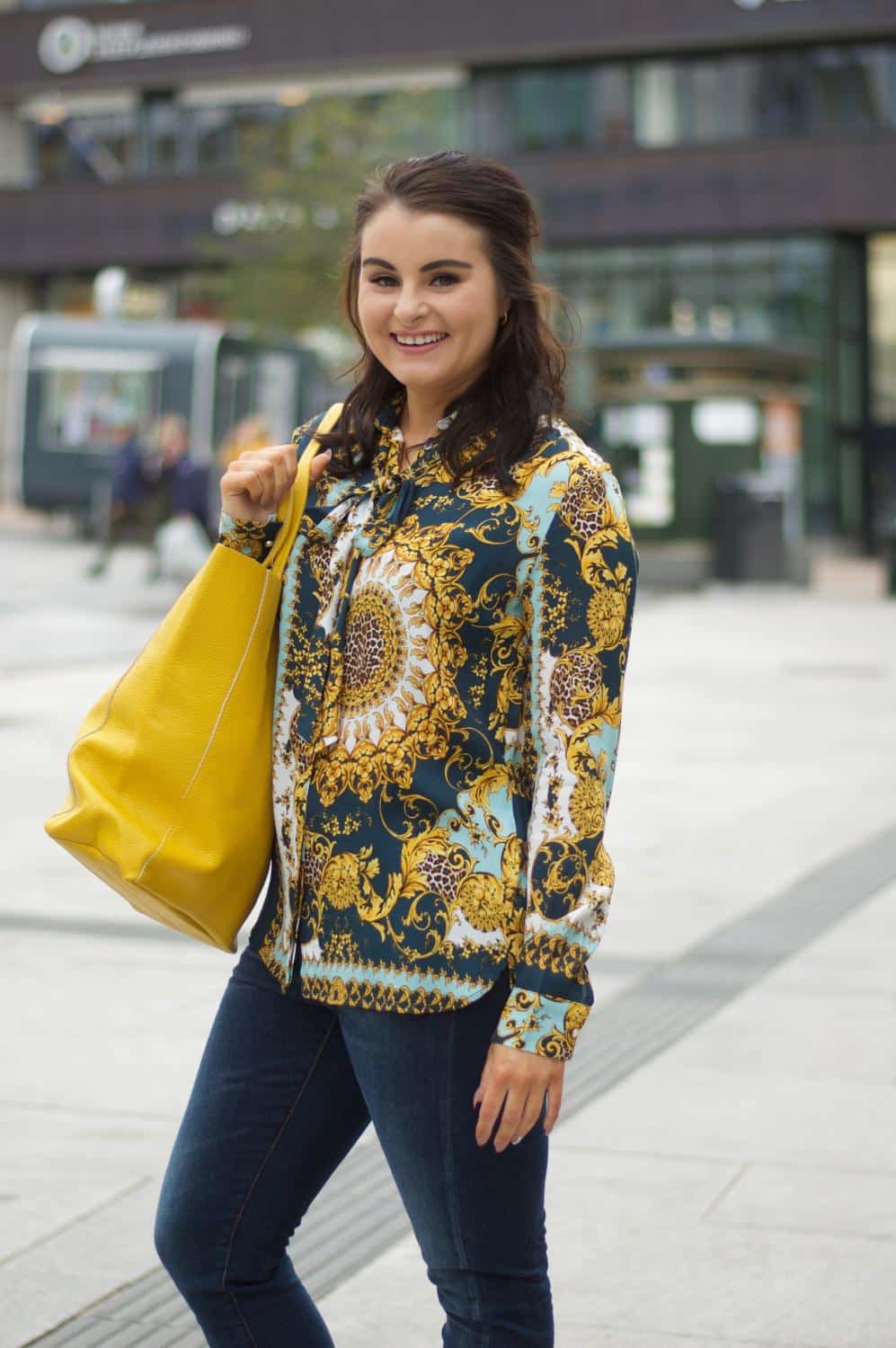 rich&royal Blouse Printmix with Bow