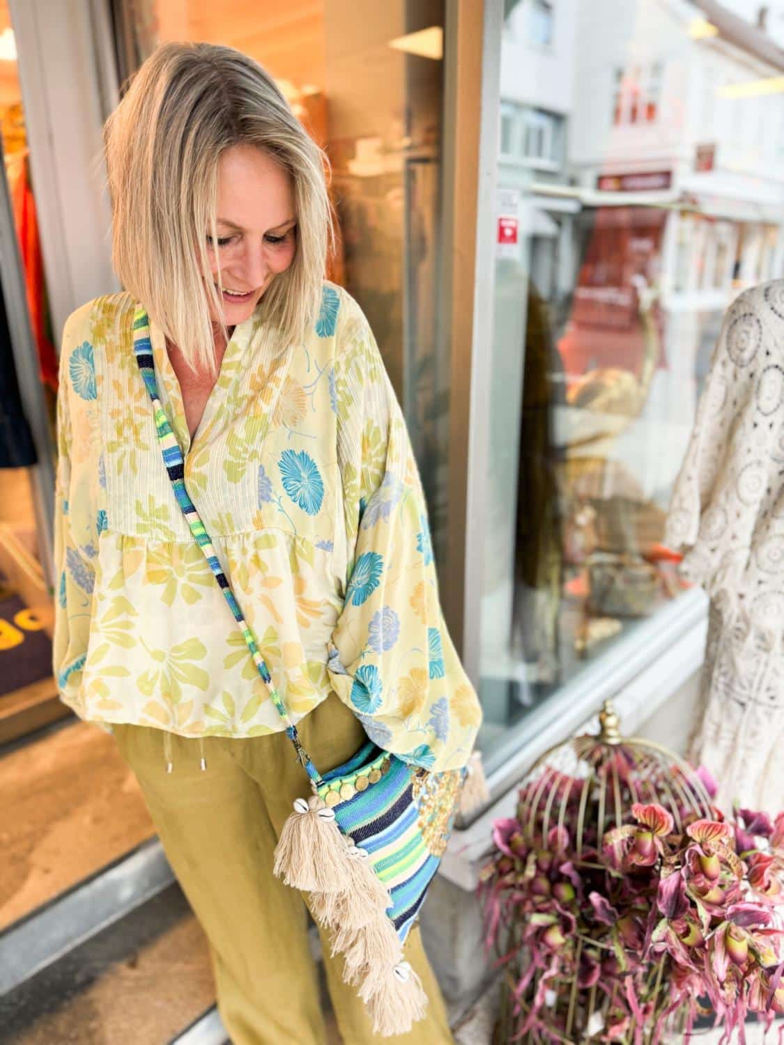 Sissel Edelbo Bibi Balloon Blouse Pastell Flower