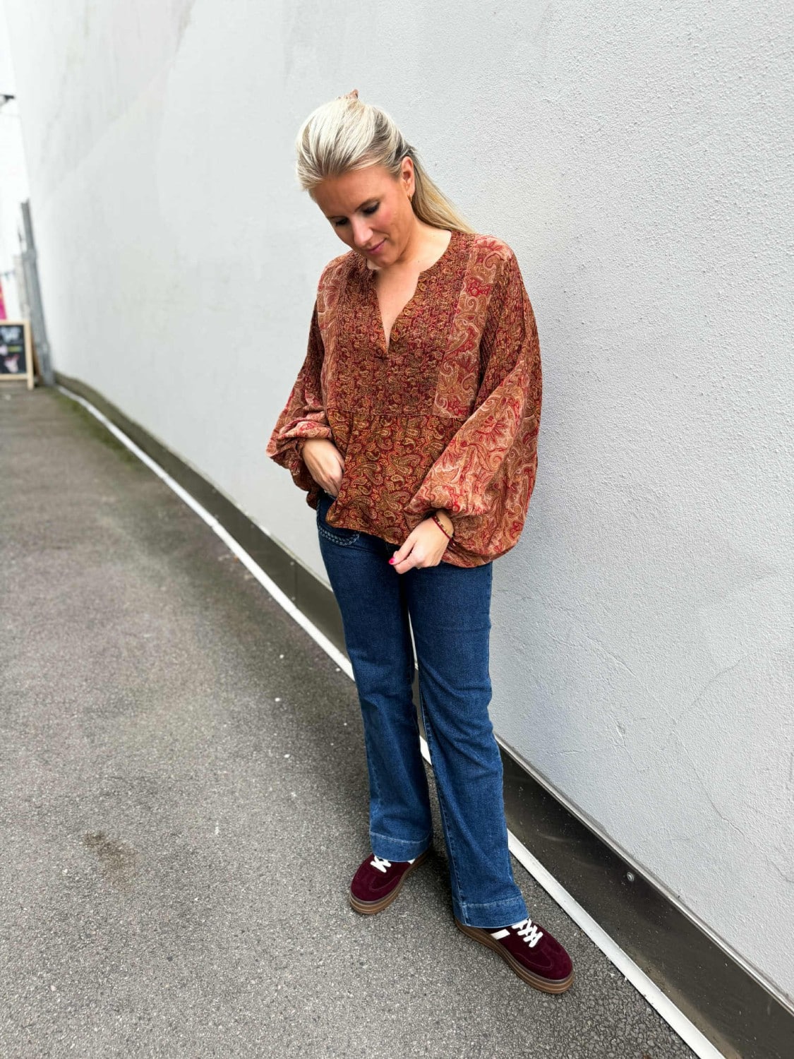 Sissel Edelbo Bibi Balloon Silk Top No. 409