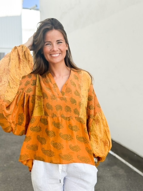 Sissel Edelbo Bibi Baloon Top Orange