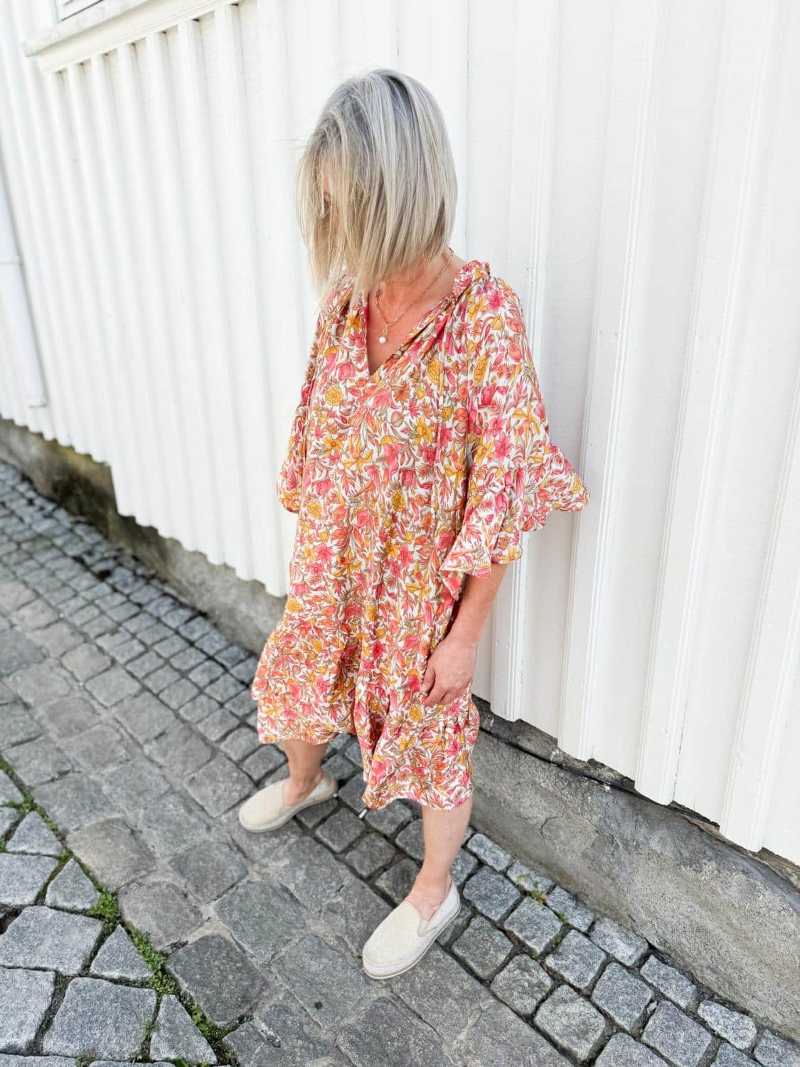 Sissel Edelbo Brasilia Dress Orange Flower