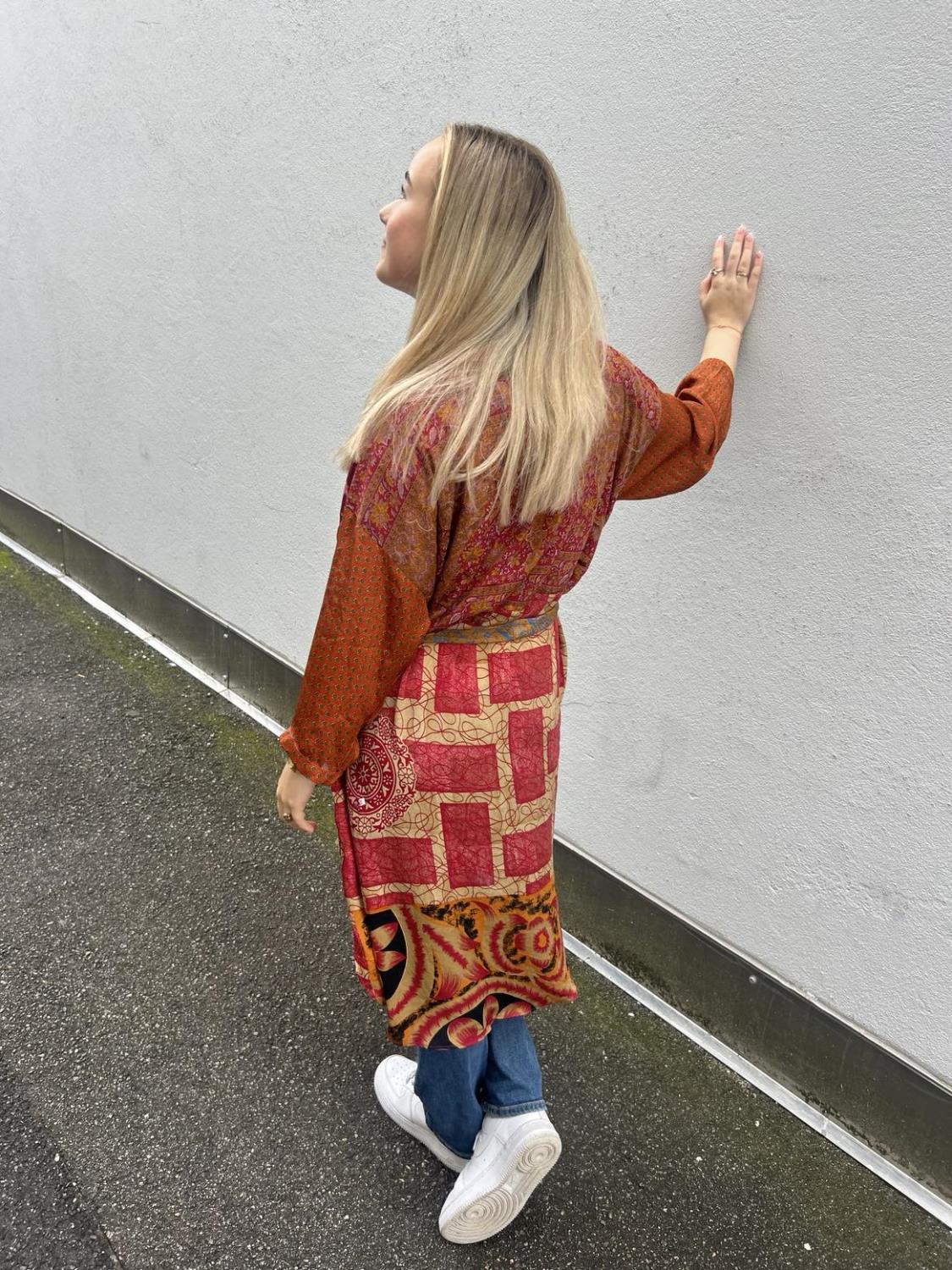 Sissel Edelbo Kimono Mongelia Rust/Rød