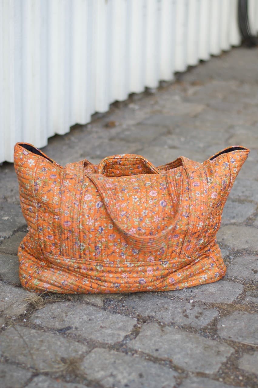 Sissel Edelbo Lena Silk Maxi Bag Orange