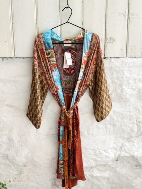 Sissel Edelbo Magnolia Long Kimono Rust Mix