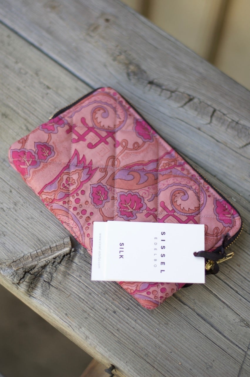 Sissel Edelbo Nora Silk Small Wallet Pink