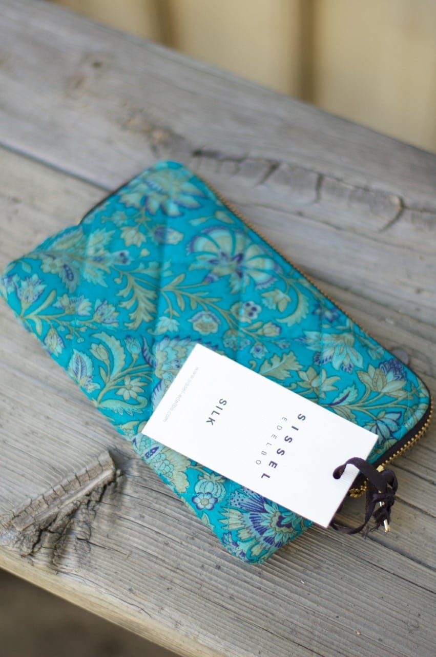 Sissel Edelbo Nora Silk Wallet Petrol