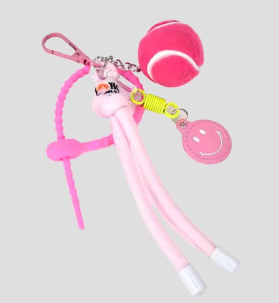 Sticky Bestie Bag Charm Set Pink