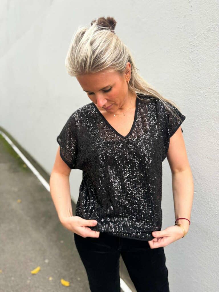 Tia Paljett Top Black