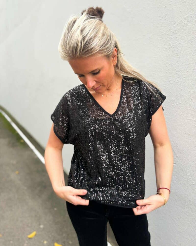 Tia Paljett Top Black