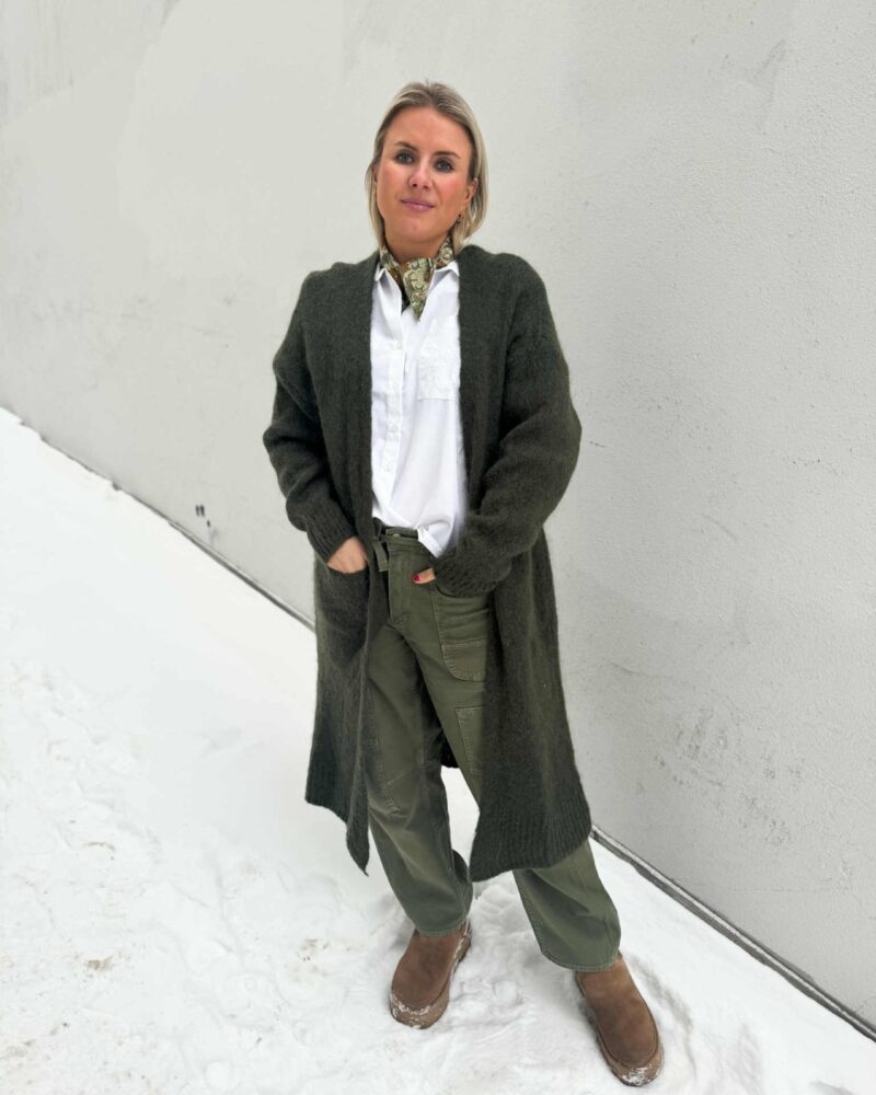 Ibc Collection Mohair Jacket oliven