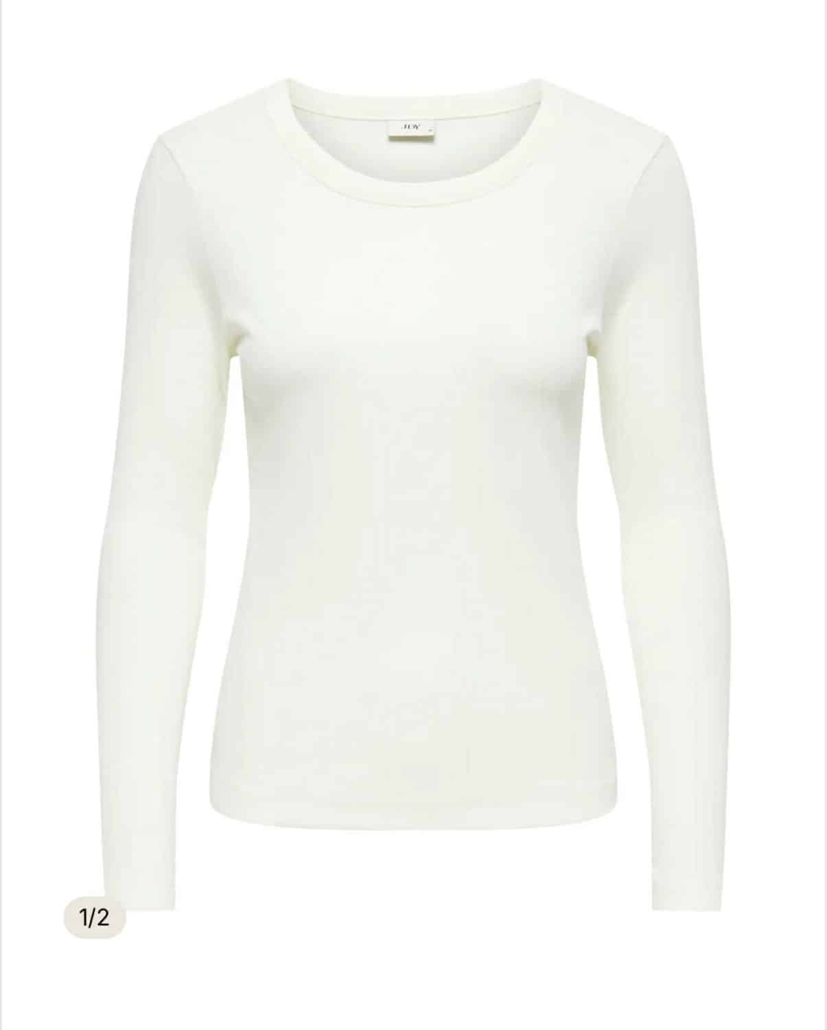 JDY Lucky Neck New Top Cloud Dancer