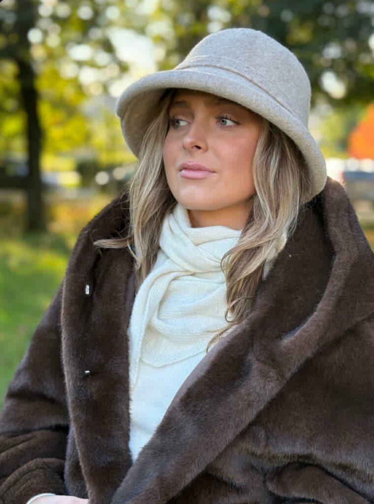 Noma Ull-Bøttehatt Lys Beige