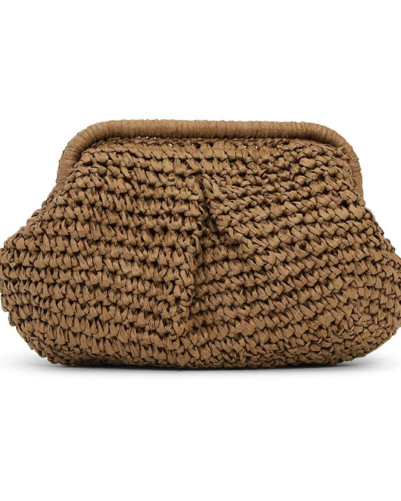 Sui Ava Olivia Bloom Bag Dark Brown