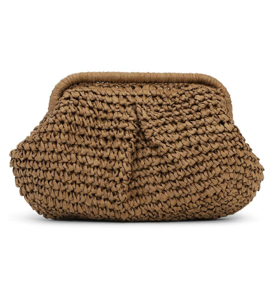 Sui Ava Olivia Bloom Bag Dark Brown