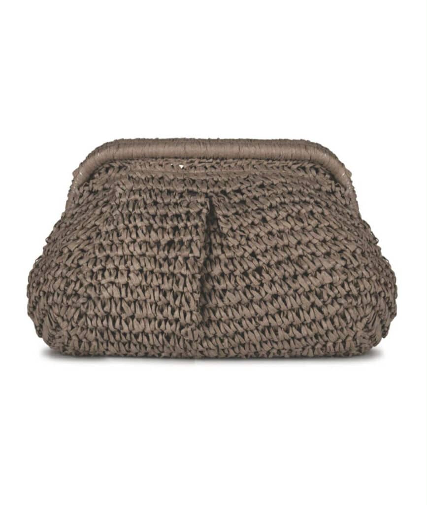 Sui Ava Olivia Bloom Bag Taupe