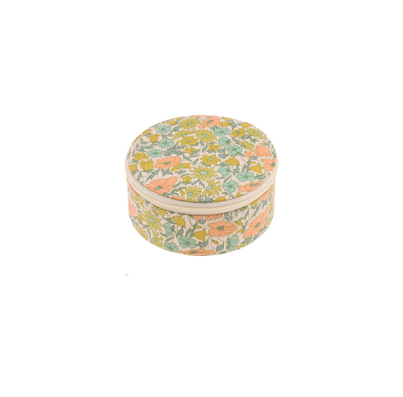 Bon Dep Jewlery Box Round Poppy Daisy Pastell