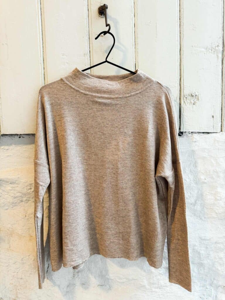 By Basics Wide Shirt Sand