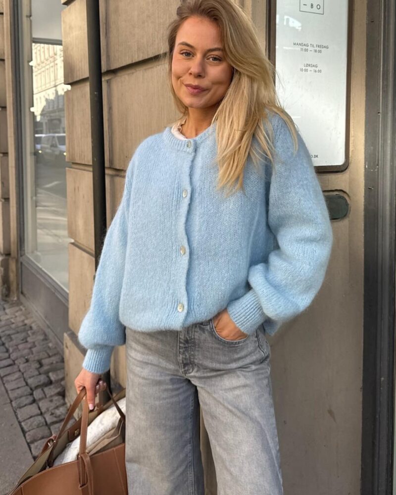 BY IC Ida Cardigan Light Blue