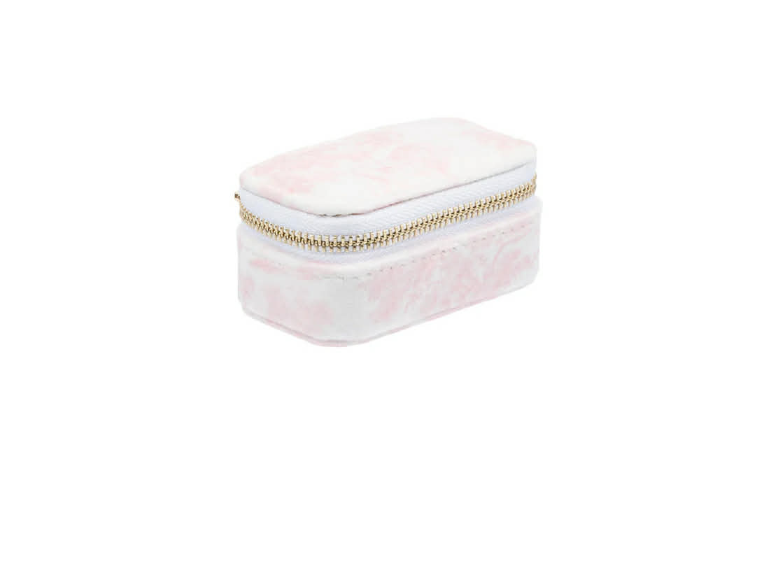 Dark Velvet Jewellery Box Micro Cotton Candy Savannah Pattern