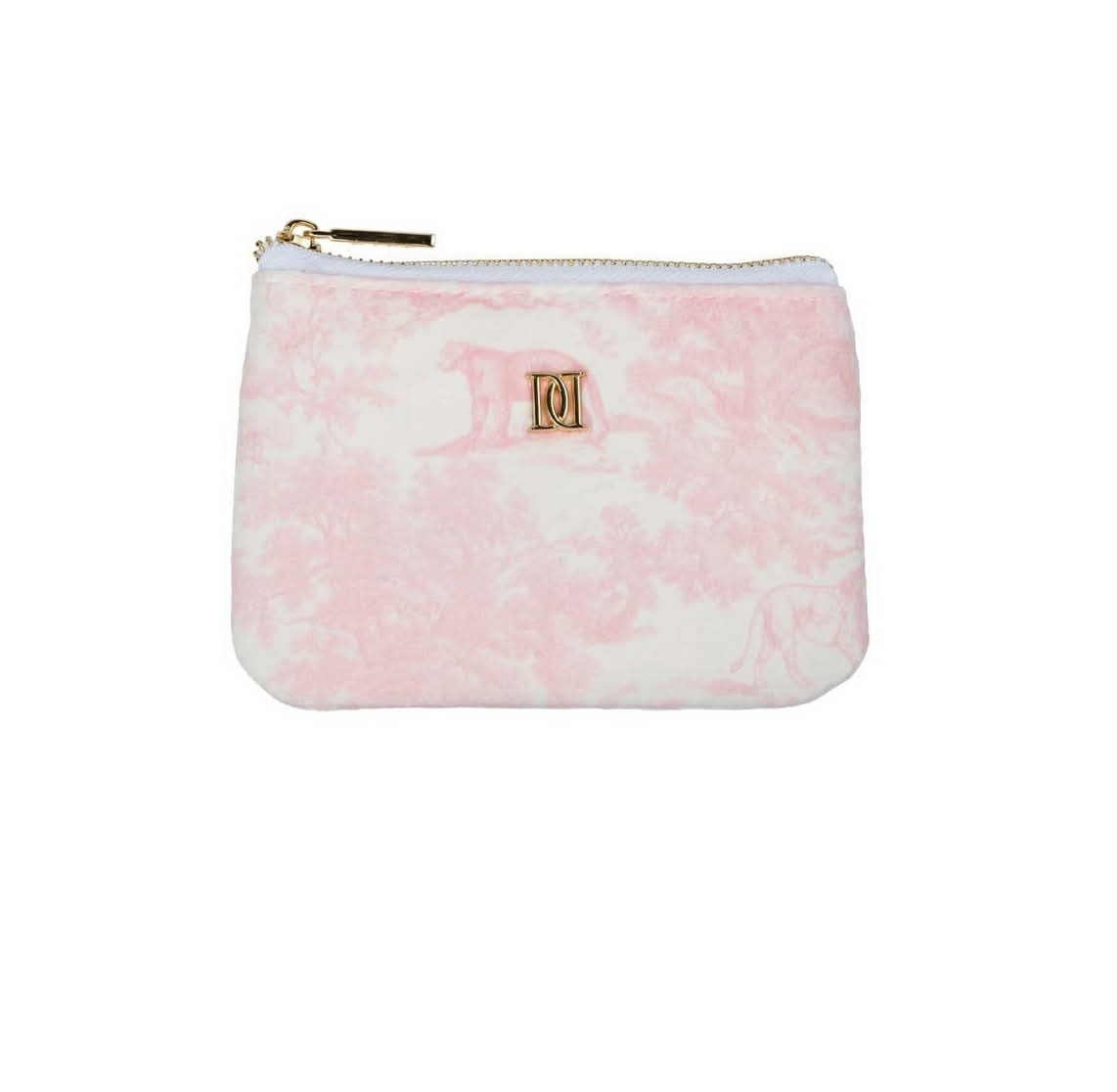 Dark Velvet Small Pouch Cotton Candy Savannah Pattern